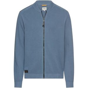 camel active Herren Strickjacke im Bomberstil Steinblau, Menswear-L camel active Herren Strickjacke im Bomberstil Steinblau, Menswear-L