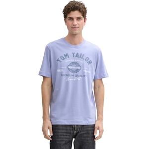 TOM TAILOR Herren T-Shirt aus Baumwolle mit Logo-Print TOM TAILOR Herren T-Shirt aus Baumwolle mit Logo-Print