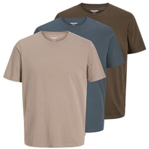 JACK & JONES Jjeorganic Basic Tee Ss O-Ne 3Pk Mp Noos JACK & JONES Jjeorganic Basic Tee Ss O-Ne 3Pk Mp Noos