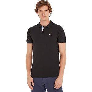 Tommy Jeans Herren Tjm Slim Placket Dm0dm15370 Kurzarm Poloshirts, Schwarz, XL EU Tommy Jeans Herren Tjm Slim Placket Dm0dm15370 Kurzarm Poloshirts, Schwarz, XL EU
