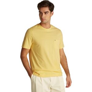 Tommy Hilfiger Herren T-Shirt Kurzarm Essential mit Brusttasche, Gelb (Citronella), M Tommy Hilfiger Herren T-Shirt Kurzarm Essential mit Brusttasche, Gelb (Citronella), M