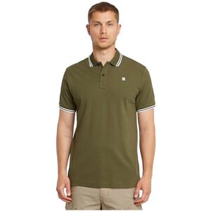 G-STAR Herren Dunda Slim Stripe Poloshirt, Grün (Shadow Olive D17127-5864-B230), S G-STAR Herren Dunda Slim Stripe Poloshirt, Grün (Shadow Olive D17127-5864-B230), S