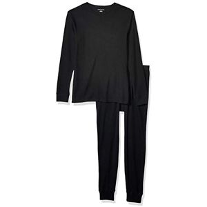 Amazon Essentials Herren Lange Thermounterwäsche im Set, Schwarz, XS Amazon Essentials Herren Lange Thermounterwäsche im Set, Schwarz, XS