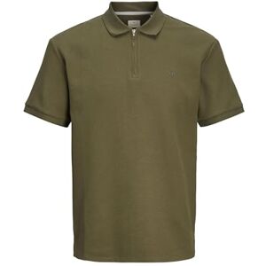 JACK & JONES Herren JPRCCJOHNNY Half Zip SS Polo SN Poloshirt, Olive Night,M JACK & JONES Herren JPRCCJOHNNY Half Zip SS Polo SN Poloshirt, Olive Night,M