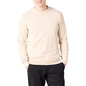 Amazon Essentials Herren Langärmliger Pullover Mit Rundhalsausschnitt, 100% Baumwolle, Erhältlich In Groß Und Schwer, Haferbeige Meliert, XS Amazon Essentials Herren Langärmliger Pullover Mit Rundhalsausschnitt, 100% Baumwolle, Erhältlich In Groß Und Schwer, Haferbeige Meliert, XS