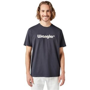 Wrangler Herren Logo Tee T-Shirt, Schwarz, L EU Wrangler Herren Logo Tee T-Shirt, Schwarz, L EU