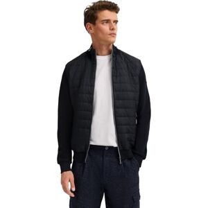 Bugatti Herren Sweatjacke Modern Fit Reißverschluss Basic Stehkragen Material-Mix Steppfront Bugatti Herren Sweatjacke Modern Fit Reißverschluss Basic Stehkragen Material-Mix Steppfront