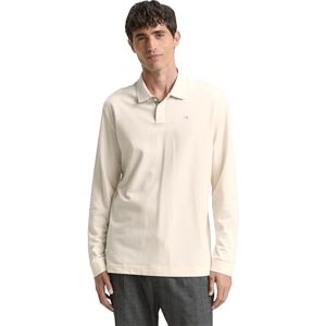 TOM TAILOR Herren 1043278 Poloshirt, 10348 Gardenia White, S EU TOM TAILOR Herren 1043278 Poloshirt, 10348 Gardenia White, S EU