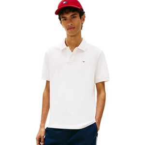 Tommy Jeans Herren Poloshirt Essential Regular Fit, Weiß (Ecru), L Tommy Jeans Herren Poloshirt Essential Regular Fit, Weiß (Ecru), L