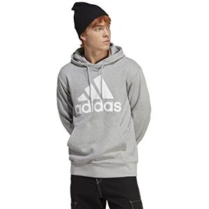 Adidas Herren Essentials French Terry Big Logo Hoodie, Medium Grey Heather, M Adidas Herren Essentials French Terry Big Logo Hoodie, Medium Grey Heather, M