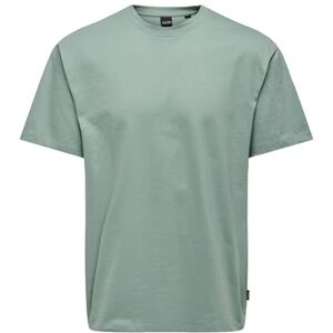Only & Sons Herren Rundhals T-Shirt ONSFRED Relaxed Fit S-XXL Schwarz Weiss, Größe:XS, Farbe:Chinois Green 22022532 Only & Sons Herren Rundhals T-Shirt ONSFRED Relaxed Fit S-XXL Schwarz Weiss, Größe:XS, Farbe:Chinois Green 22022532