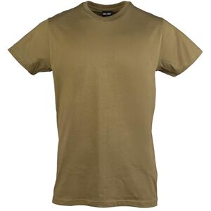 Mil-Tec US Style T‑Shirt Herren • Klassisches Bundeswehr T-Shirt aus Baumwolle mit Rundhals Ausschnitt • Hochwertiges & weiches Basic Shirt für Alltag, Outdoor, Arbeit • Braun, XL Mil-Tec US Style T‑Shirt Herren • Klassisches Bundeswehr T-Shirt aus Baumwolle mit Rundhals Ausschnitt • Hochwertiges & weiches Basic Shirt für Alltag, Outdoor, Arbeit • Braun, XL