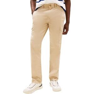 Tommy Hilfiger Herren Cargo Hose Denton Twill mit Taschen, Beige (Sandalwood), 33W/34L Tommy Hilfiger Herren Cargo Hose Denton Twill mit Taschen, Beige (Sandalwood), 33W/34L
