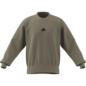 Adidas Herren Essentials FEELCOZY Fleece Sweatshirt, Wonder Cargo/Black, S Adidas Herren Essentials FEELCOZY Fleece Sweatshirt, Wonder Cargo/Black, S
