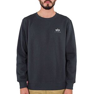 Alpha Basic Sweater Small Logo Sweatshirt für Herren Navy Alpha Basic Sweater Small Logo Sweatshirt für Herren Navy