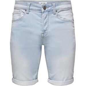 Only & Sons Herren Onsply Blue Jog Shorts Pk8587 Dnm Noos, Blue Denim, L Only & Sons Herren Onsply Blue Jog Shorts Pk8587 Dnm Noos, Blue Denim, L