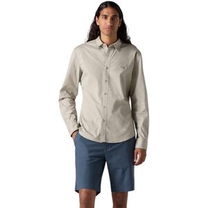 Levi's Herren Hemd Battery Housemark mit Logo, Slim Fit, Grau (Paloma Stretch Poplin), XL Levi's Herren Hemd Battery Housemark mit Logo, Slim Fit, Grau (Paloma Stretch Poplin), XL