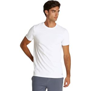 Calvin Herren 3er Pack T-Shirts Kurzarm aus Baumwolle, Weiß (White, White, White), M Calvin Herren 3er Pack T-Shirts Kurzarm aus Baumwolle, Weiß (White, White, White), M