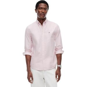 Tommy Hilfiger Herren Hemd Heritage Oxford Stripe Regular Fit, Mehrfarbig (Medium Red/White), S Tommy Hilfiger Herren Hemd Heritage Oxford Stripe Regular Fit, Mehrfarbig (Medium Red/White), S