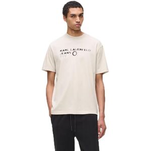 KARL LAGERFELD JEANS Regular Eclipse Logo Tee, Moonstruck, L KARL LAGERFELD JEANS Regular Eclipse Logo Tee, Moonstruck, L