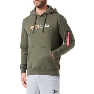 Alpha Label Hoody Kapuzensweat für Herren Dark Olive Alpha Label Hoody Kapuzensweat für Herren Dark Olive