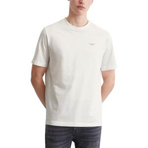 Marc O' Polo Denim Herren T-Shirt aus Bio-Baumwolle Regular Fit, Weiß (Egg White), L Marc O' Polo Denim Herren T-Shirt aus Bio-Baumwolle Regular Fit, Weiß (Egg White), L