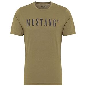 MUSTANG Herr Alex C Logo T-Shirt T-Shirt, Burnt Olive 6358, S MUSTANG Herr Alex C Logo T-Shirt T-Shirt, Burnt Olive 6358, S