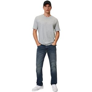 Marc O' Polo Marc OߴPolo Herren T-Shirt aus Bio-Baumwolle mit Rundhalsausschnitt, Grau (Grau), L Marc O' Polo Marc OߴPolo Herren T-Shirt aus Bio-Baumwolle mit Rundhalsausschnitt, Grau (Grau), L