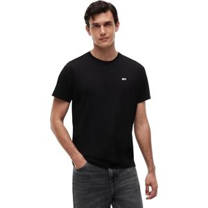 Tommy Jeans Herren T-Shirt Kurzarm TJM Classic Rundhalsausschnitt, Schwarz (Black), XXL Tommy Jeans Herren T-Shirt Kurzarm TJM Classic Rundhalsausschnitt, Schwarz (Black), XXL