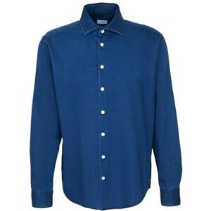 Seidensticker Herren Regular Fit Langarm Casual-Hemd Hemd, Blau, 46 EU Seidensticker Herren Regular Fit Langarm Casual-Hemd Hemd, Blau, 46 EU