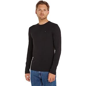 Tommy Jeans Herren Tjm Original Rib Longsleeve Tee Dm0dm04409 Langarm Strickoberteile, Schwarz (Tommy Black), L EU Tommy Jeans Herren Tjm Original Rib Longsleeve Tee Dm0dm04409 Langarm Strickoberteile, Schwarz (Tommy Black), L EU