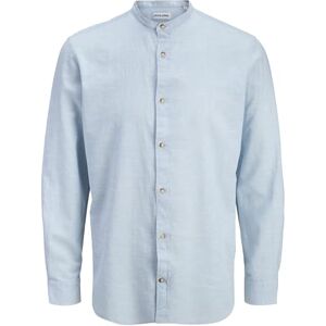 JACK & JONES Jjesummer Linen Blend Band Shirt L/S Sn JACK & JONES Jjesummer Linen Blend Band Shirt L/S Sn
