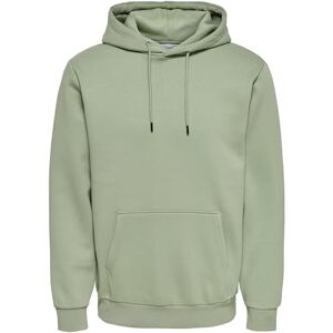 Only & Sons Herren O&S Weicher Kapuzen Pullover Basic Sweatshirt Hoodie Jumper Sweater ONSCERES, Farben:Pastell-Grün, Größe Pullover:S Only & Sons Herren O&S Weicher Kapuzen Pullover Basic Sweatshirt Hoodie Jumper Sweater ONSCERES, Farben:Pastell-Grün, Größe Pullover:S