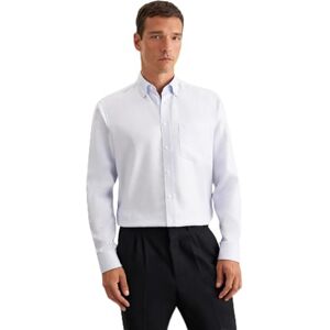 Seidensticker Herren Business Hemd Regular Fit Bügelfrei Button-Down-Kragen Langarm 100% Baumwolle Seidensticker Herren Business Hemd Regular Fit Bügelfrei Button-Down-Kragen Langarm 100% Baumwolle