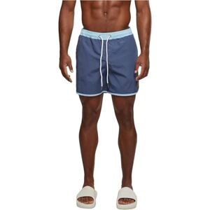 Urban Classics Herren Retro Swimshorts – Schnelltrocknende Badeshorts aus Polyester mit Kordelzug, elastischem Bund & Retro Design, ideal für Strand, Pool & Urlaub,Vintageblue/Oceanblue,4XL Urban Classics Herren Retro Swimshorts – Schnelltrocknende Badeshorts aus Polyester mit Kordelzug, elastischem Bund & Retro Design, ideal für Strand, Pool & Urlaub,Vintageblue/Oceanblue,4XL