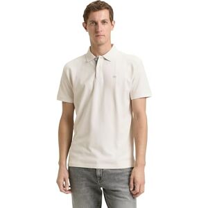 TOM TAILOR Herren 1031006 Herren Poloshirt, 10348 Gardenia White, M TOM TAILOR Herren 1031006 Herren Poloshirt, 10348 Gardenia White, M