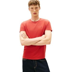 Tommy Jeans Herren T-Shirt Kurzarm TJM Original Slim Fit, Rot (Terracotta Red), XL Tommy Jeans Herren T-Shirt Kurzarm TJM Original Slim Fit, Rot (Terracotta Red), XL