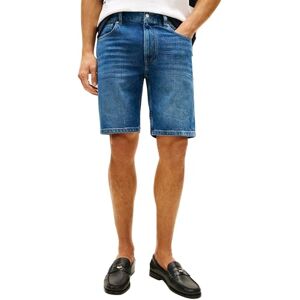 Tommy Hilfiger Herren Jeans Shorts Denton Cobalt Blue aus Baumwolle mit Stretch, Blau (Cobalt Blue), 33W Tommy Hilfiger Herren Jeans Shorts Denton Cobalt Blue aus Baumwolle mit Stretch, Blau (Cobalt Blue), 33W