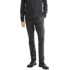 TOM TAILOR Herren Jersey Travis Slim Fit Chino Hose, 36764 Black White Salt N Pepper, 27/36 TOM TAILOR Herren Jersey Travis Slim Fit Chino Hose, 36764 Black White Salt N Pepper, 27/36
