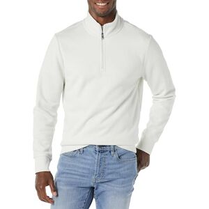 Amazon Essentials Herren Langärmliges Fleece-Sweatshirt Mit Viertelreißverschluss, Hellgrau, M Amazon Essentials Herren Langärmliges Fleece-Sweatshirt Mit Viertelreißverschluss, Hellgrau, M