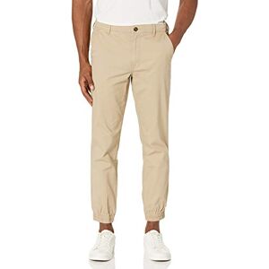 Amazon Essentials Herren Chino-Jogginghose mit schmaler Passform, Khakibraun, L Amazon Essentials Herren Chino-Jogginghose mit schmaler Passform, Khakibraun, L