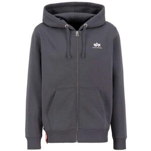 Alpha Basic Zip Hoody SL Kapuzensweat für Herren Vintage Grey Alpha Basic Zip Hoody SL Kapuzensweat für Herren Vintage Grey