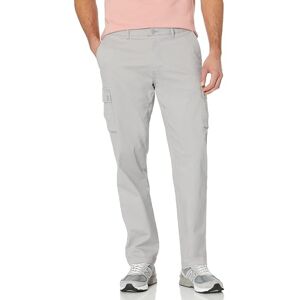 Amazon Essentials Herren Gerade geschnittene Stretch-Cargohose (erhältlich in Big & Tall), Hellgrau, 42W / 32L Amazon Essentials Herren Gerade geschnittene Stretch-Cargohose (erhältlich in Big & Tall), Hellgrau, 42W / 32L