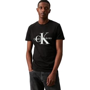Calvin Herren T-Shirt Kurzarm Core Monologo Slim Fit, Schwarz (Ck Black), 3XL Calvin Herren T-Shirt Kurzarm Core Monologo Slim Fit, Schwarz (Ck Black), 3XL