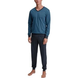 CALIDA Relax Imprint Bündchen-Pyjama, Schlafanzug Herren, 100% Baumwolle, pflegeleicht, elastisch & formstabil, in Single Jersey Nordic 50 CALIDA Relax Imprint Bündchen-Pyjama, Schlafanzug Herren, 100% Baumwolle, pflegeleicht, elastisch & formstabil, in Single Jersey Nordic 50