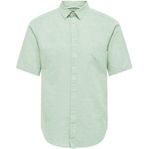 Only & Sons Male Hemd ONSCAIDEN Leinen Hemd Only & Sons Male Hemd ONSCAIDEN Leinen Hemd