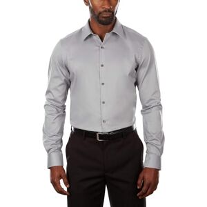 Van Heusen Herren Slim Fit Flex Kragen Stretch Solid Klassisches Hemd, Grau (Grey Mist), 41 cm Hals 86 cm-89 cm Ärmel Van Heusen Herren Slim Fit Flex Kragen Stretch Solid Klassisches Hemd, Grau (Grey Mist), 41 cm Hals 86 cm-89 cm Ärmel