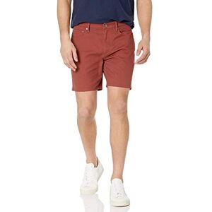 Amazon Essentials Herren Slim-Fit-Stretchshorts Mit 5 Taschen, 17,8cm Beininnenlänge, Kastanienbraun, 34W Amazon Essentials Herren Slim-Fit-Stretchshorts Mit 5 Taschen, 17,8cm Beininnenlänge, Kastanienbraun, 34W