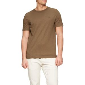 s.Oliver T-Shirt mit Flammgarnstruktur und Logo-Print s.Oliver T-Shirt mit Flammgarnstruktur und Logo-Print