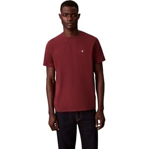Calvin Herren T-Shirt Kurzarm Classic Monogram Tee mit Rundhalsausschnitt, Rot (Mocha Moment), 2XL Calvin Herren T-Shirt Kurzarm Classic Monogram Tee mit Rundhalsausschnitt, Rot (Mocha Moment), 2XL